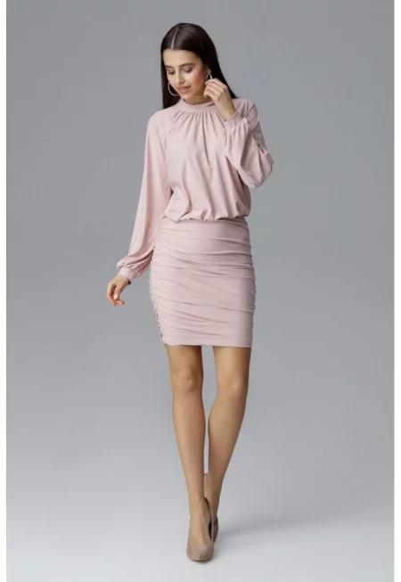 Елегантна рокля -  126005 - Розова