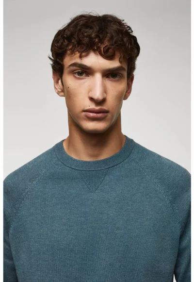 Фино плетен пуловер Ten с овално деколте