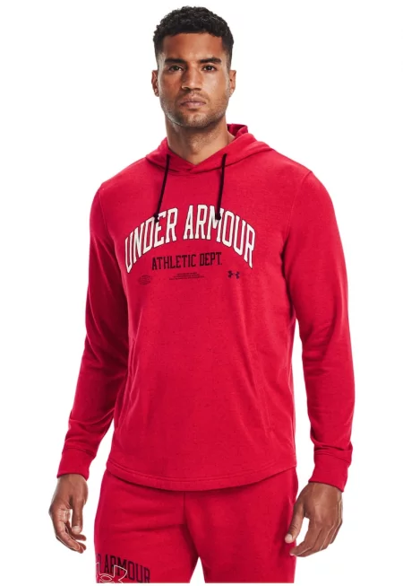 Фитнес худи Rival Terry Athletic Department - Червен