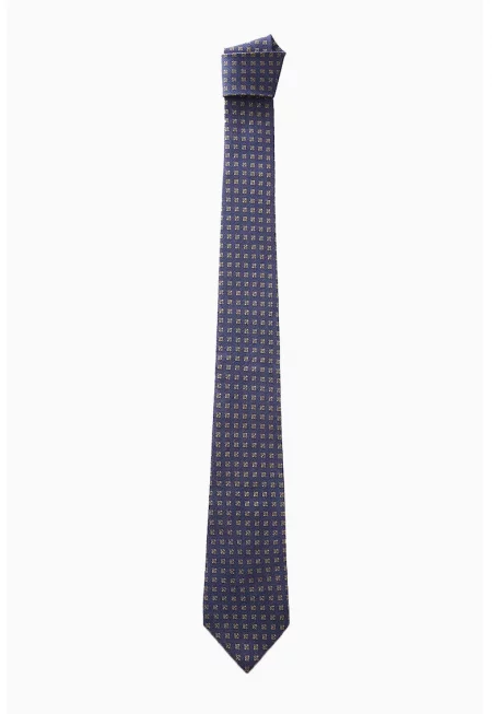 Флорална вратовръзка от коприна и вълна