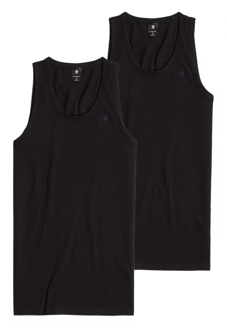 G STAR RAW - Танк топ с овално деколте - 2 броя