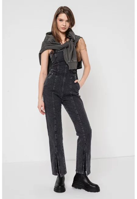 Гащеризон от деним с предни цепки