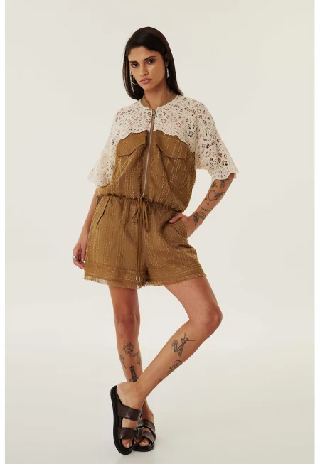 Ipekyol - Яке с макраме и яка