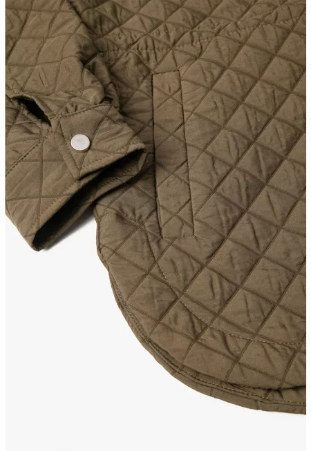 Капитонирано яке с дълги ръкави