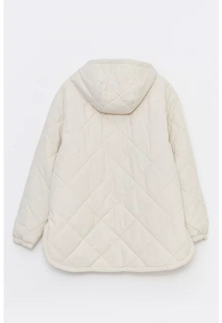 Капитонирано зимно яке с качулка