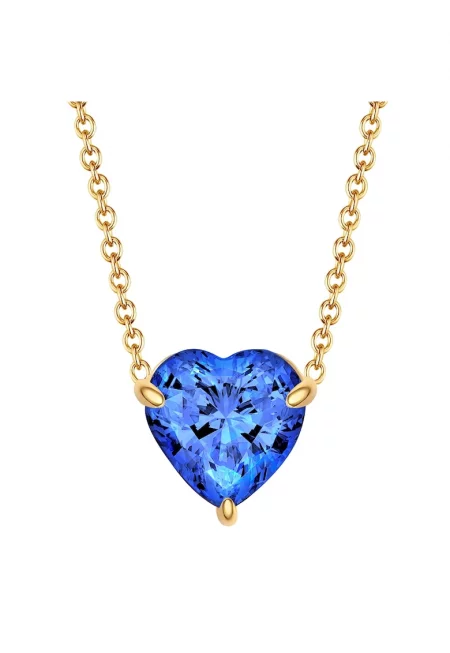 Колие с 14К злато и висулка - Златист