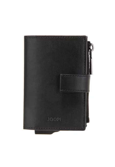 Кожен портфейл E-Cage - Черен