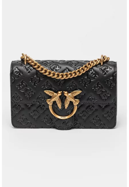 Кожена чанта през рамо Love Mini