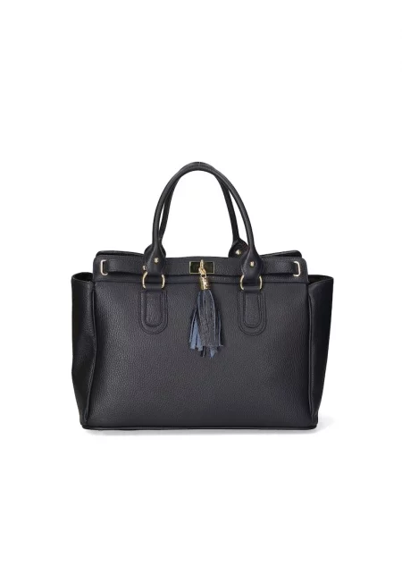 Кожена чанта - Ултрамарин синьо