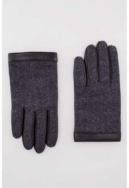 Кожени ръкавици с капси