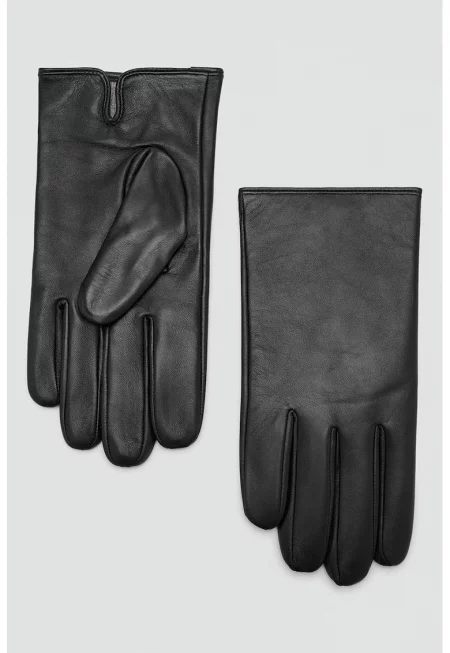 Кожени ръкавици с вълнена подплата