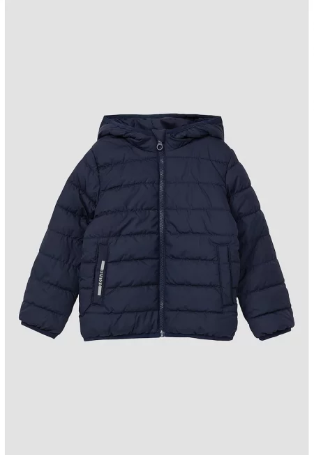 Леко ватирано зимно яке с качулка