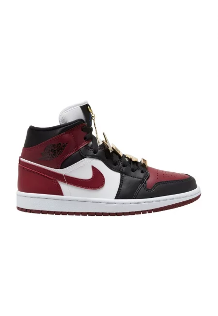 Маратонки  Air Jordan 1 Mid SE 56443 - Бордо/Черен