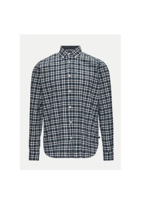 Мъжка риза  304183287 - Памук - Син