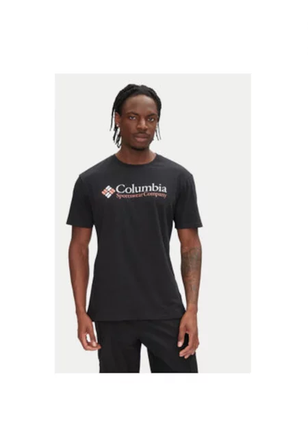 Мъжка тениска  1680053001 - памук - черна - Черен