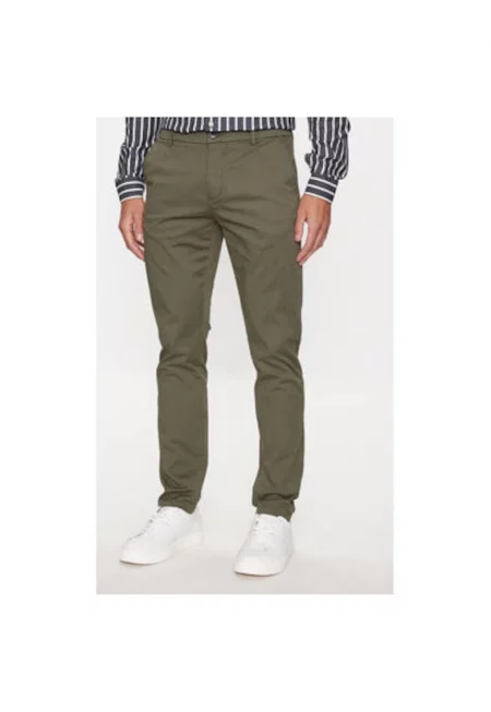 Мъжки панталон -  303196097 - Памук - Зелен - Зелен