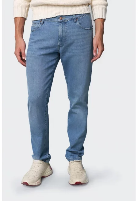 Мъжки панталони M - 5 by Meyer Regular 6209/16 син - M