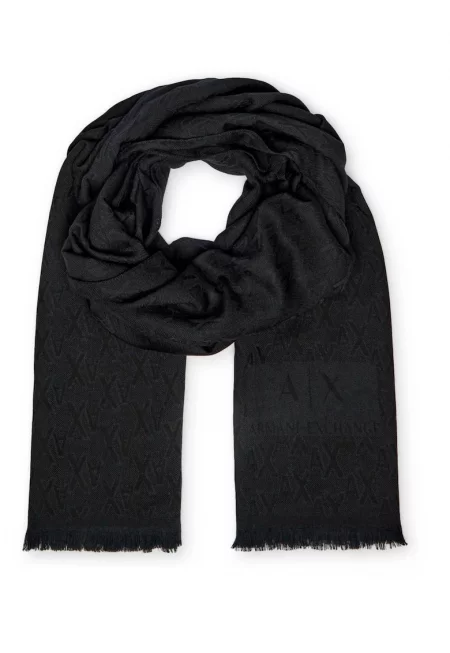 мъжки шал 954303 187 x 77 см Черен