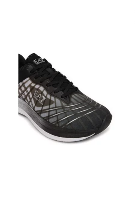 Мъжки спортни обувки - X8X243 XK440 -  Emporio Armani - Текстил - Черен