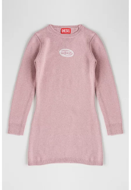 Миди рокля Dirmy с вълна и кашмир