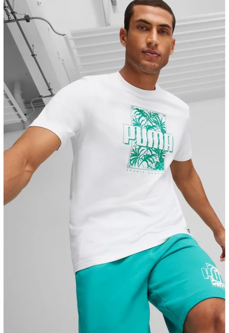 Памучна тениска Essentials+ Palm Resort