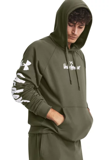 Поларено фитнес худи Rival Graphic HD с ръкави реглан