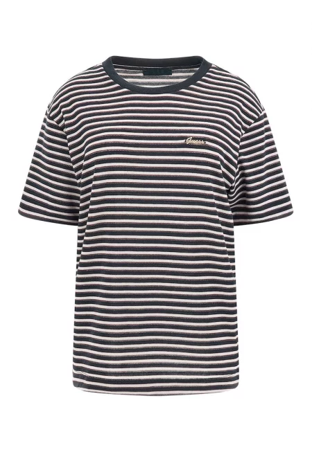 Раирана тениска с лого