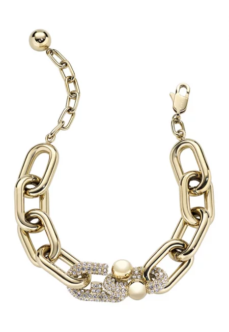 Регулируема гривна от 14К злато