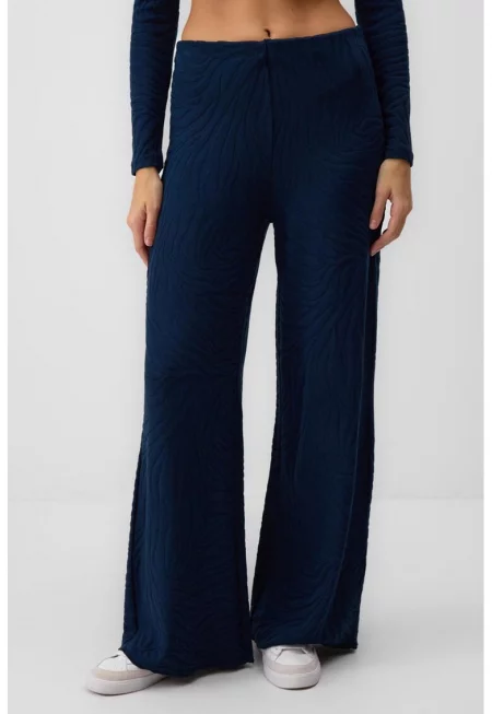 Широк панталон - Тъмносин