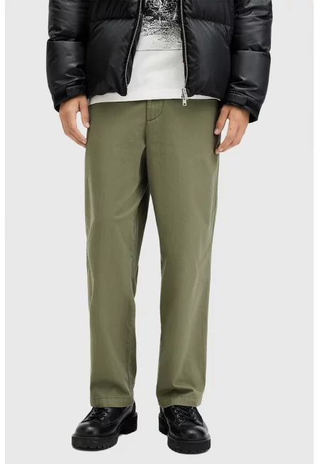 Широк прав панталон Warden - Каки