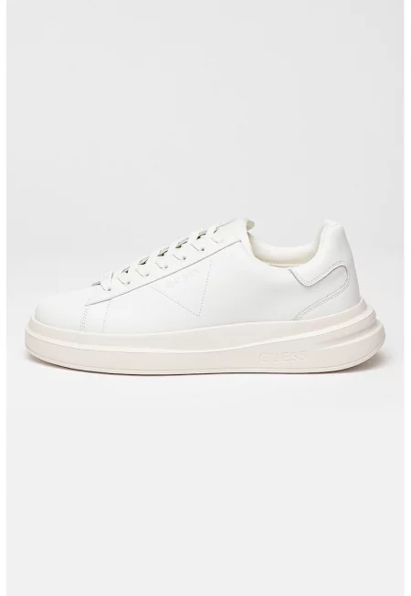 Спортни обувки от кожа и еко кожа - Бял