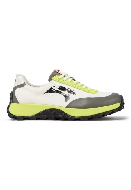 Спортни обувки с еко кожа - Бял/Сив