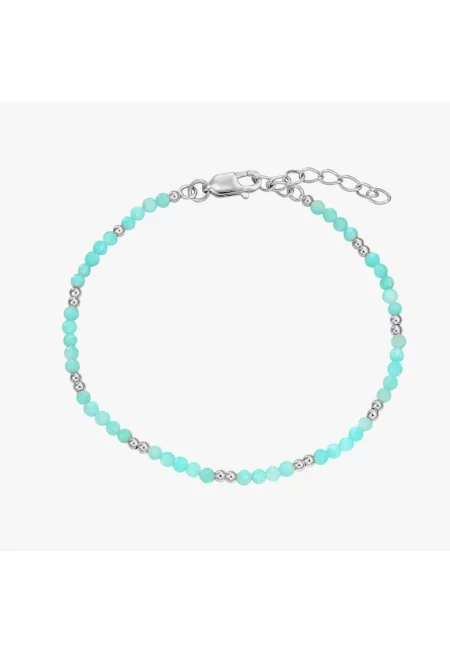 Сребърна гривна SummerScape - Амазонит