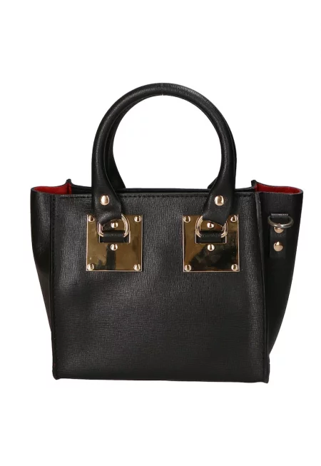 Structured Leather Handbag