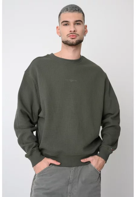 Суитшърт с овално деколте