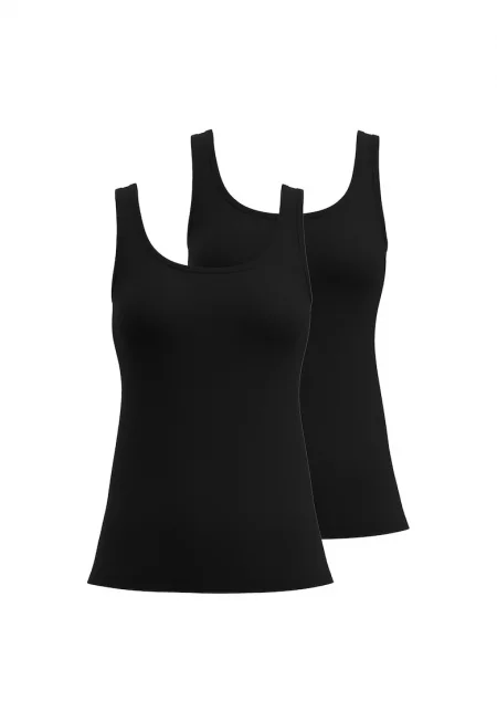 Танк топ - 2 броя - Черен