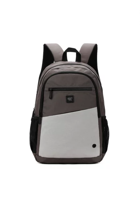 Текстилна раница 181077 с регулируеми презрамки - Сив