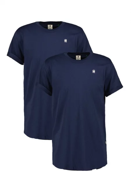 Тениска Lash от органичен памук - 2 броя - Тъмносин