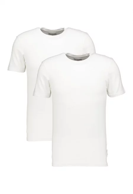 Тениска с овално деколте - 2 броя