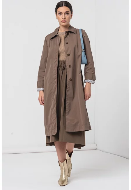 Тренч с колан