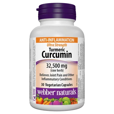 Turmeric Curcumin Ultra Strength / Куркума и черен пипер, 32 500 mg, 30 капсули