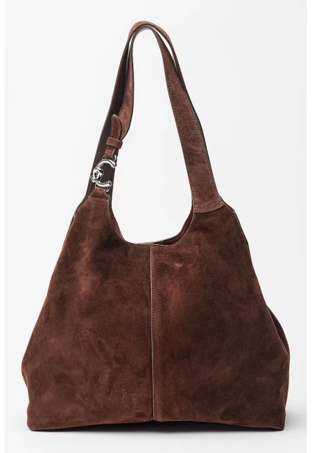 Велурена хобо чанта C-Easy Suede
