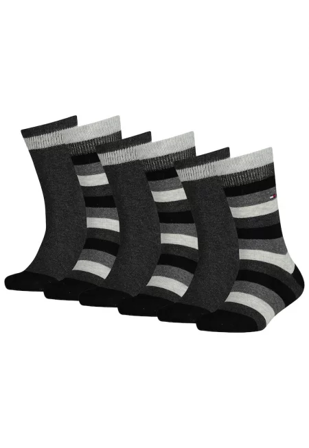 Дълги чорапи с райе - 6 чифта