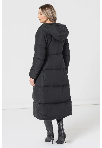 Дълго зимно яке с качулка