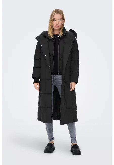 Дълго зимно яке с качулка