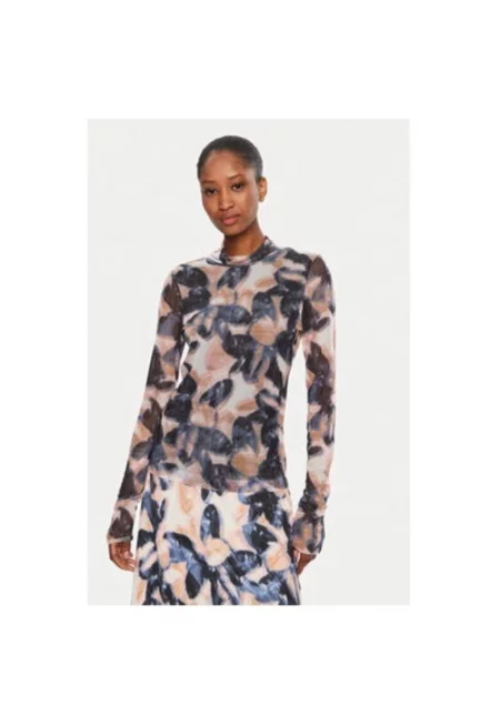 Дамска блуза -  304135279 - Рециклиран полиестер - Многоцветен - Многоцветен