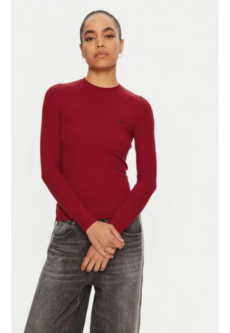 Дамска блуза -  304760129 - Еластан/Лиосел/Вълна - Черна - Черен