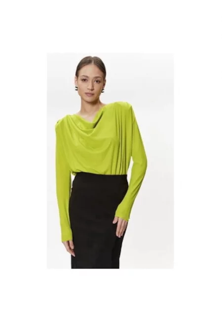 Дамска блуза  Полиестер - Зелен - Зелен