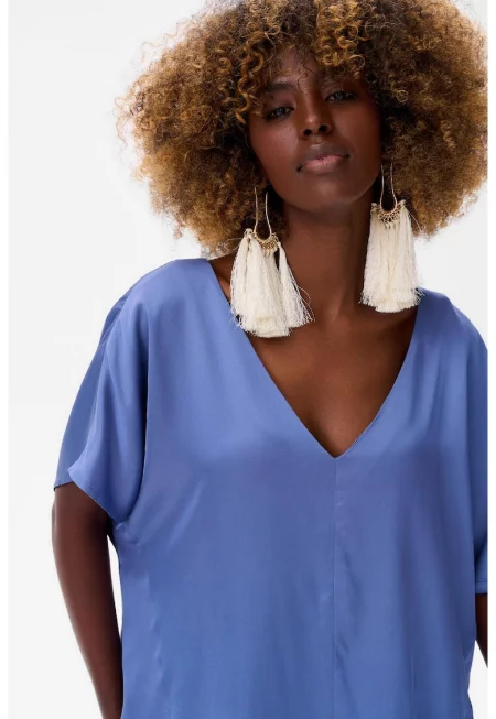 Дамска блуза с цигарени дънки