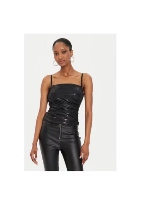 Дамска тениска -  304609961 - Полиестер - Черен - Черен